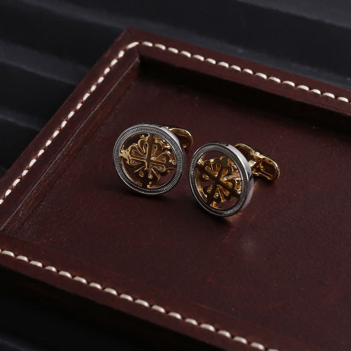 Boutons de manchette de luxe pour chemises simples pour hommes - Style #1 - image 2