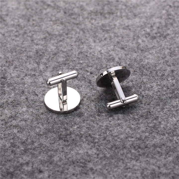 Boutons de manchette pour homme « Je t'aime jusqu'à l'infini et au-delà »