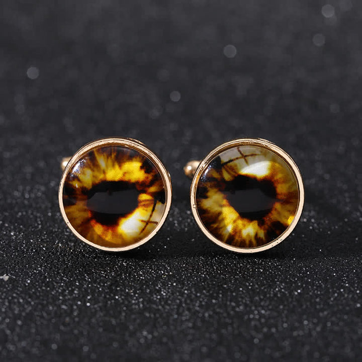Boutons de manchette pour hommes en forme de globe oculaire du diable horrible - Style #15 - image 28