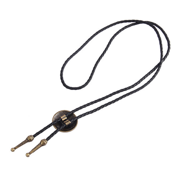 Cravate Western Deer Head Cowboy Rodeo Bolo