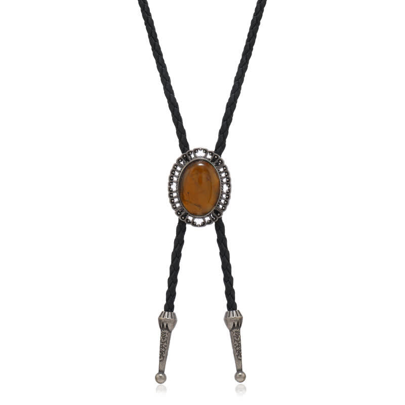 Superbe réplique de cravate bolo en pierre de style occidental - image 11