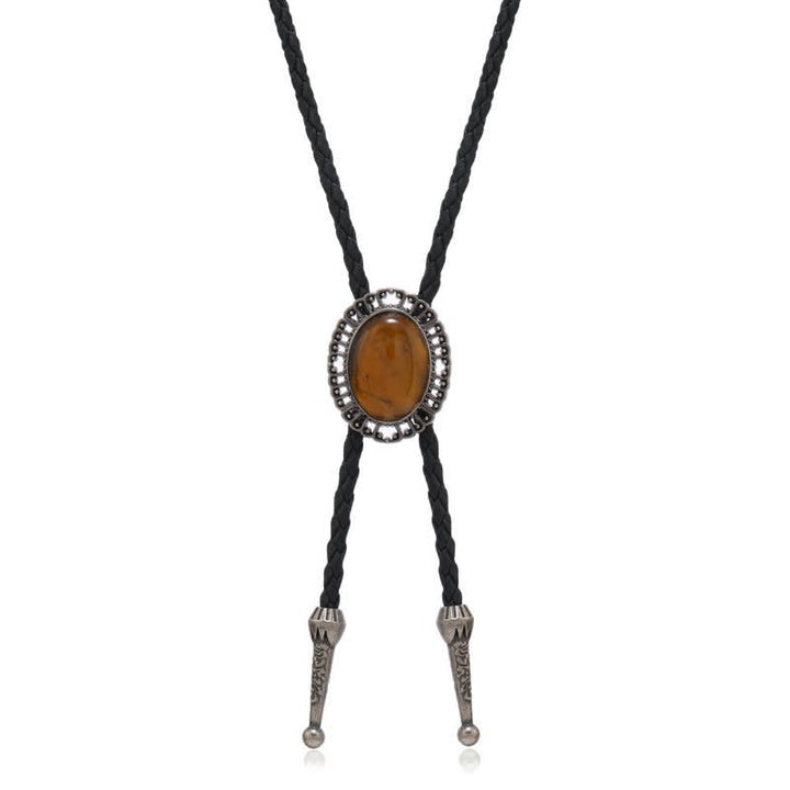Superbe réplique de cravate bolo en pierre de style occidental - image 11