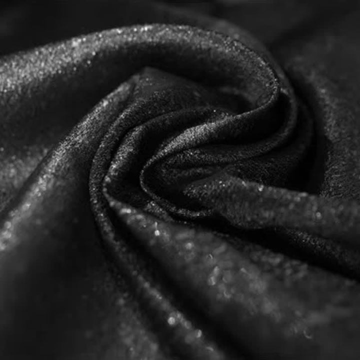 Nœud papillon noir élégant et subtilement scintillant pour homme