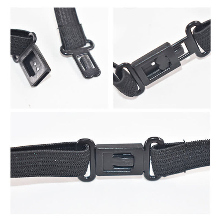 Lot de 4 nœuds papillon en bois à rayures formelles pour homme