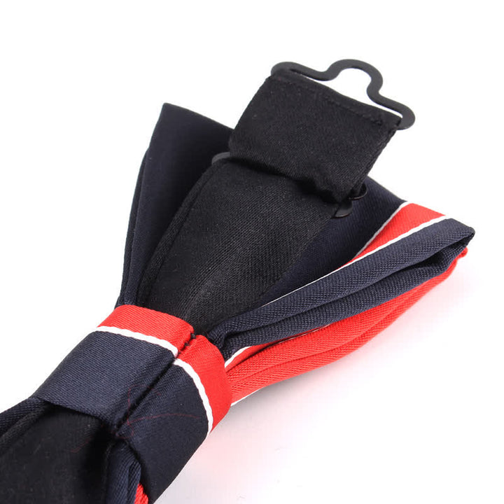 Nœud papillon rayé coloré et élégant pour homme