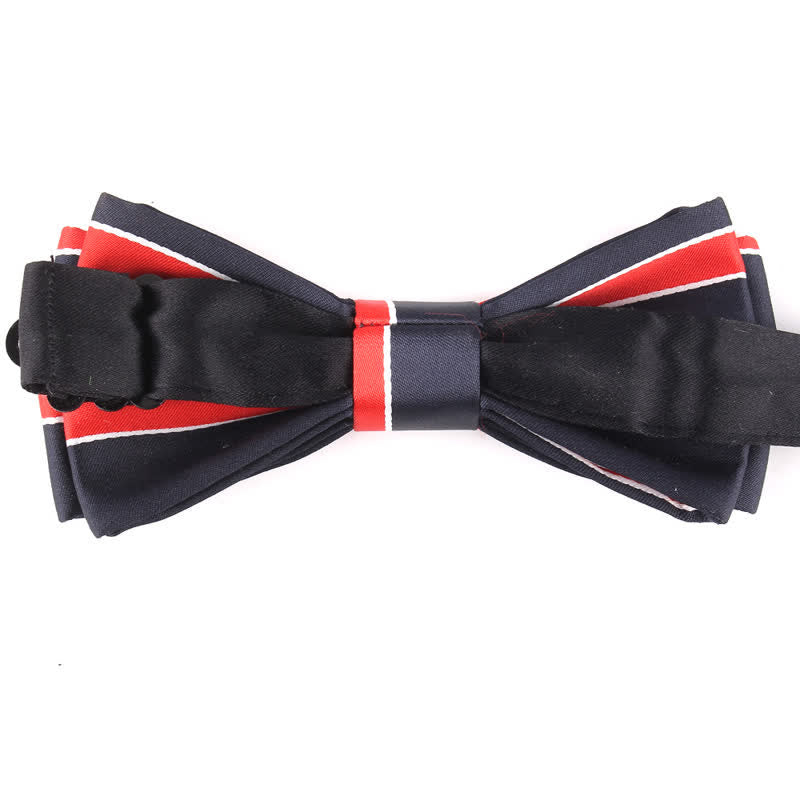 Nœud papillon rayé coloré et élégant pour homme