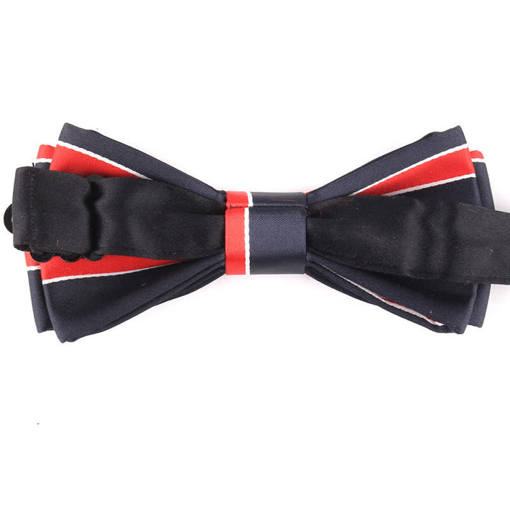 Nœud papillon rayé coloré et élégant pour homme