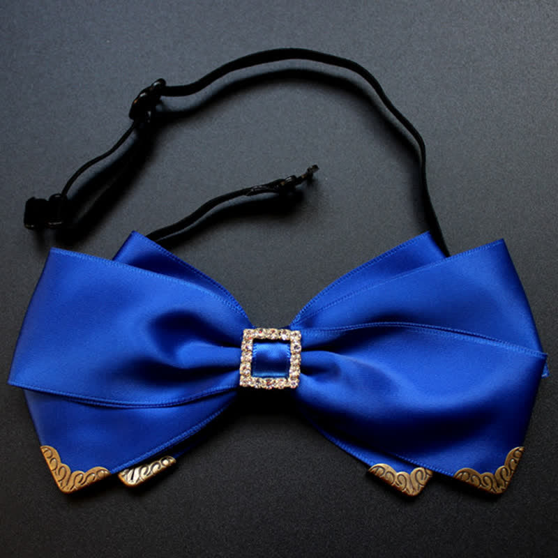Noeud papillon de mariage classique à trois couches pour homme