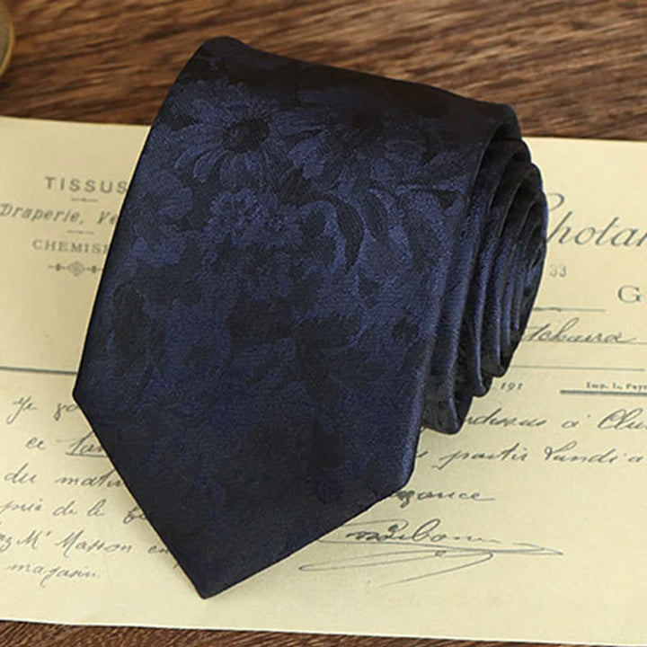 Cravate à motif floral vintage pour homme - image 8