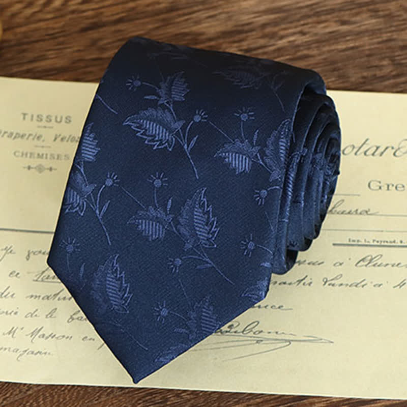 Cravate à motif floral vintage pour homme - image 23