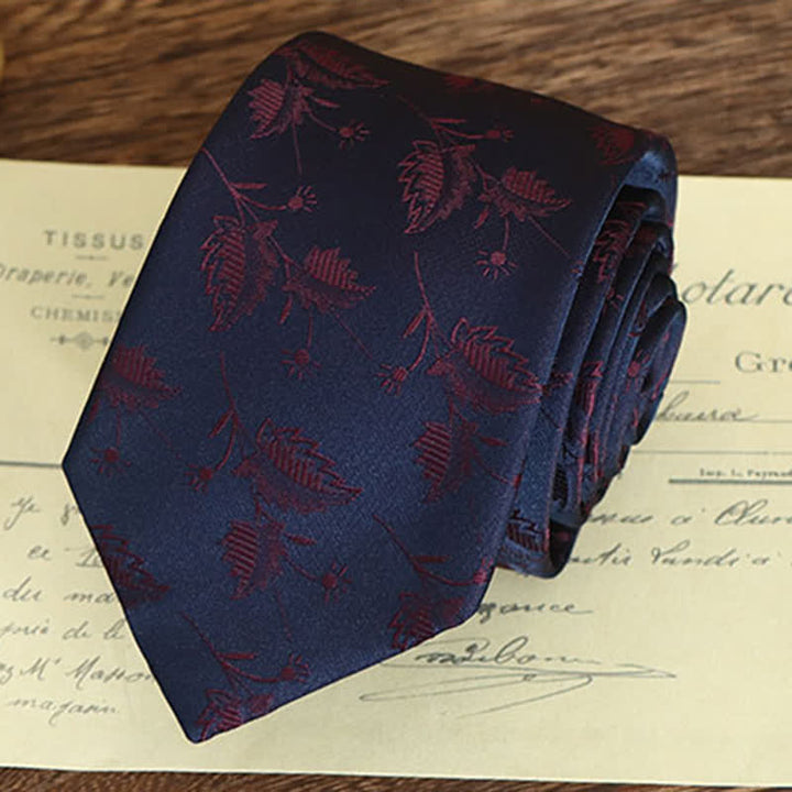Cravate à motif floral vintage pour homme - image 20