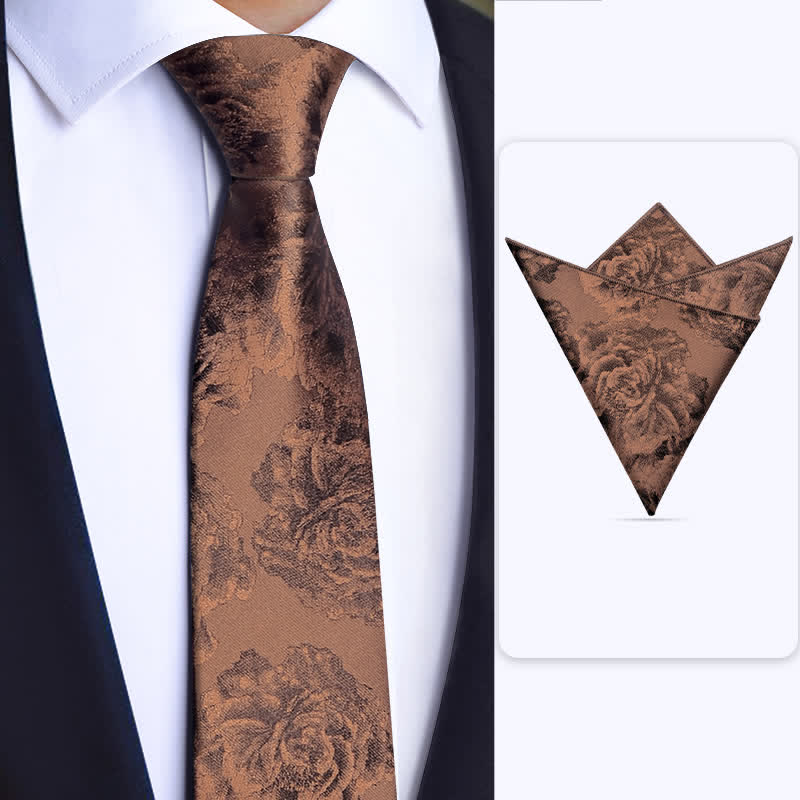 Ensemble de 3 nœuds papillon vintage en bronze pour homme