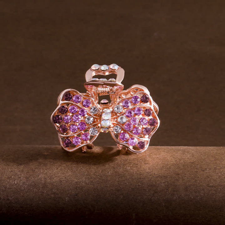 Pince à cheveux en forme de nœud papillon pour femme - Violet - image 0