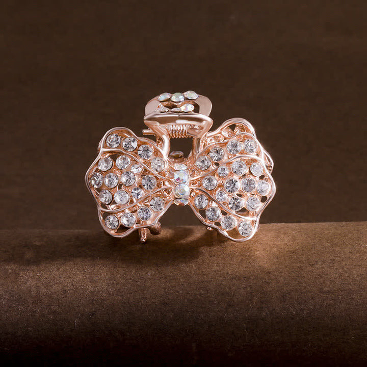 Pince à cheveux en forme de nœud papillon pour femme - Blanc - image 8