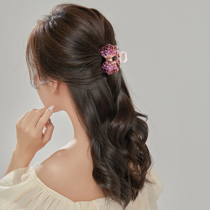 Pince à cheveux en forme de nœud papillon pour femme - image 1