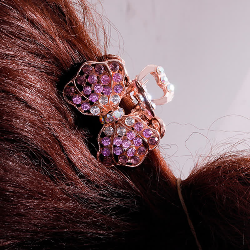 Pince à cheveux en forme de nœud papillon pour femme - image 2