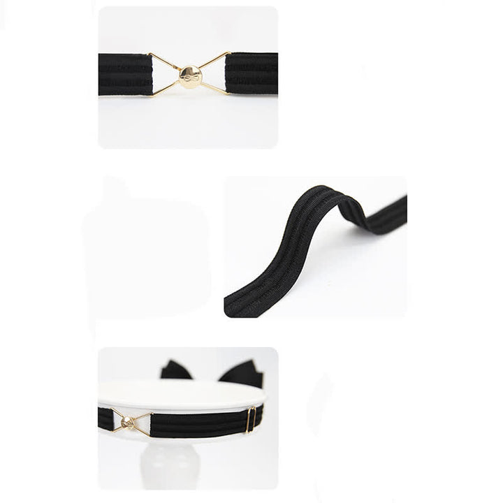 Noeud papillon noir pour homme avec peinture dorée pour mariage