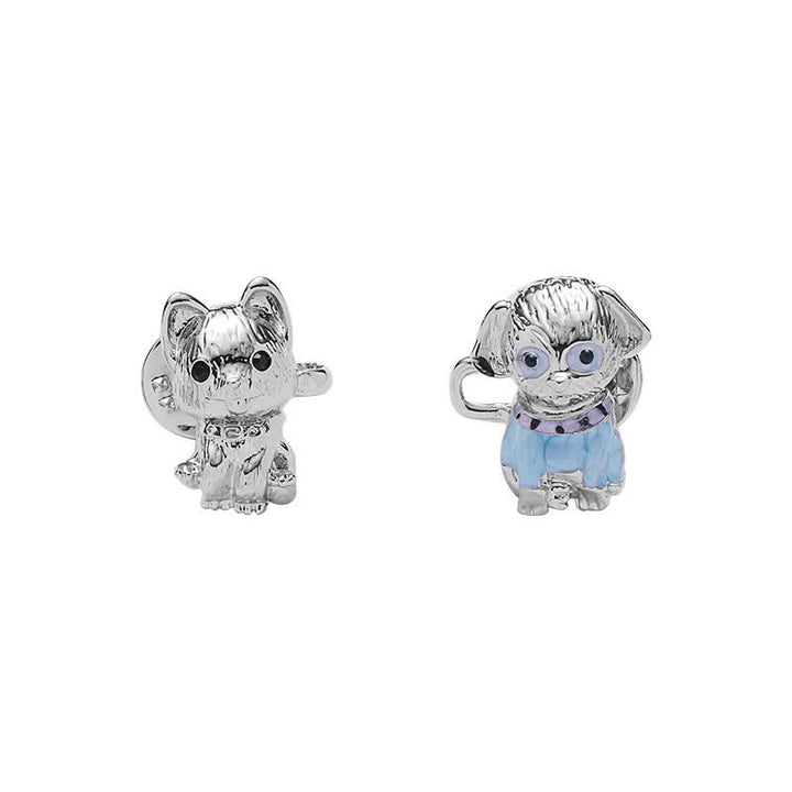 Pince à ceinture pour pantalon en émail pour femme avec chiot mignon - Chiot - image 0