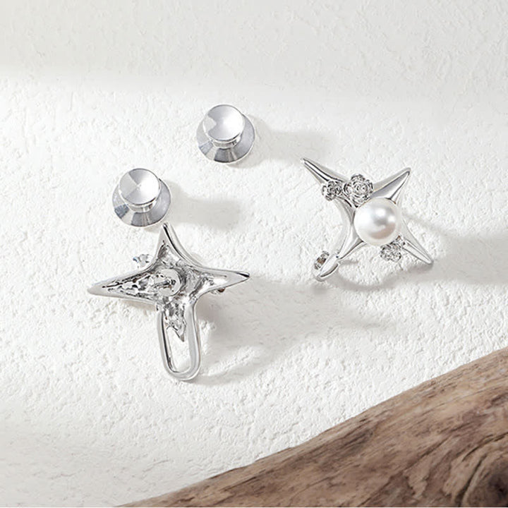 Pince à ceinture pour jean en forme d'étoiles et de perles pour femme