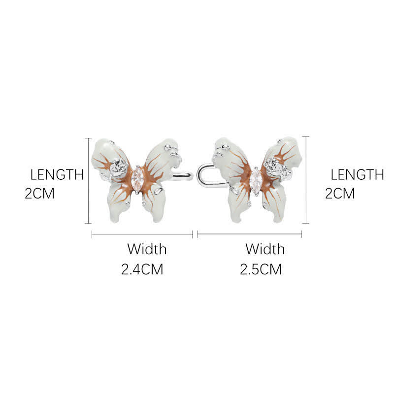 Ceinture à bouton papillon blanche pour femme