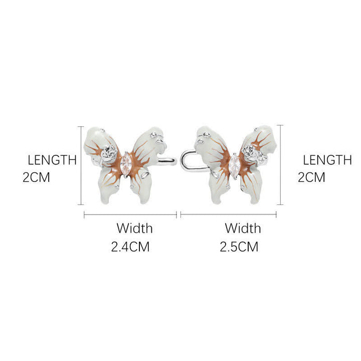 Ceinture à bouton papillon blanche pour femme