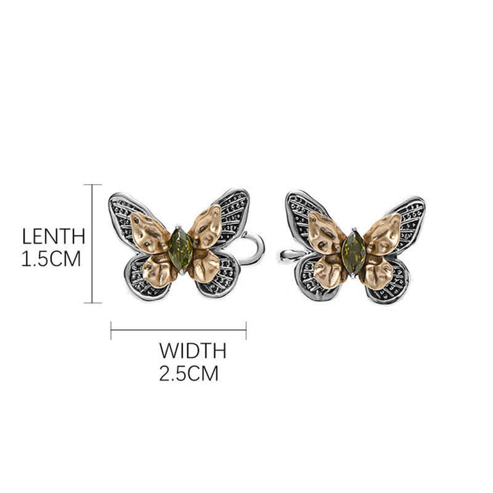 Ceinture à pince pour pantalon vintage en forme de papillon pour femme