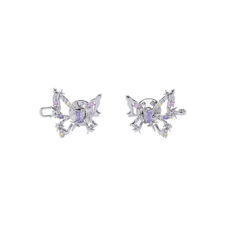 Clip de ceinture papillon de rêve en zircon coloré pour femme