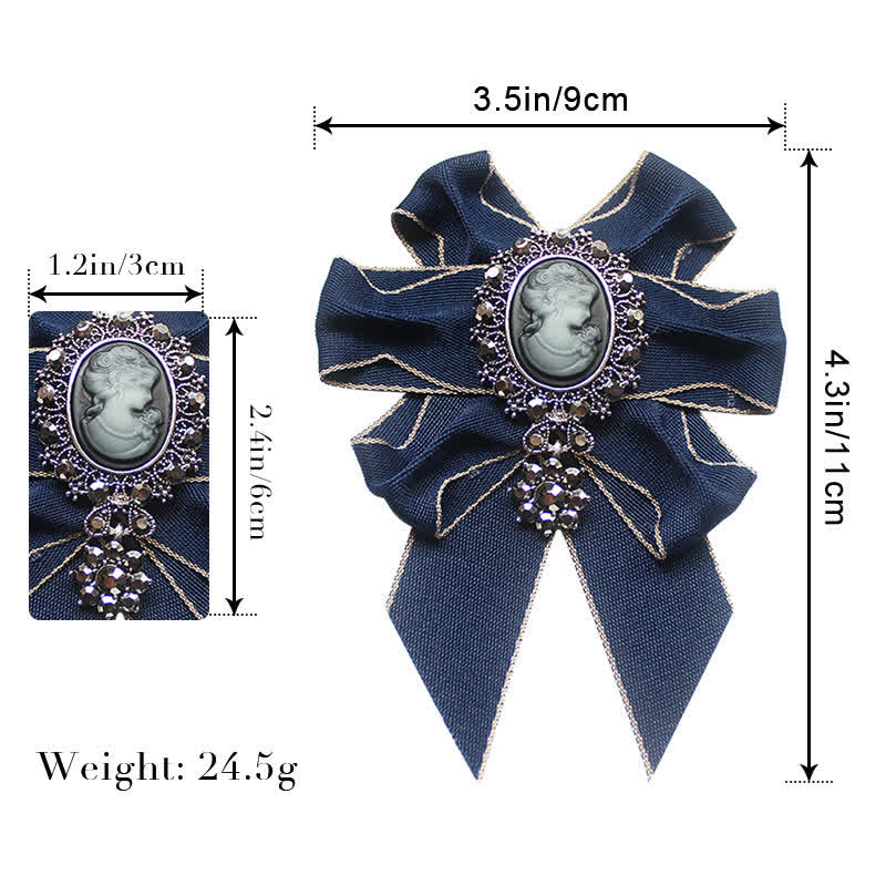 Nœud papillon de mariage en ruban strass Lady Relief