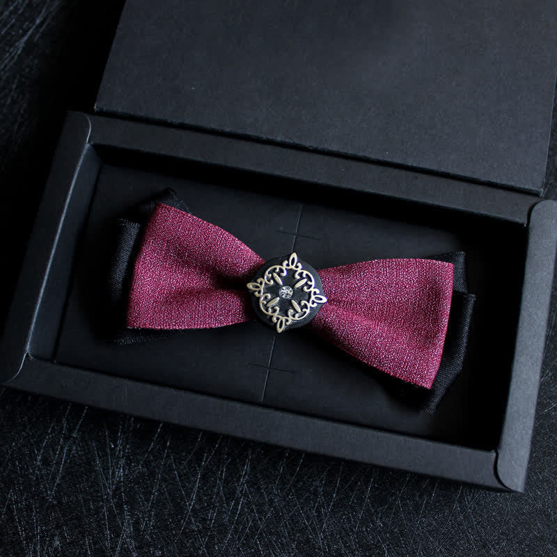 Accessoires de banquet formels à double couche Nœud papillon