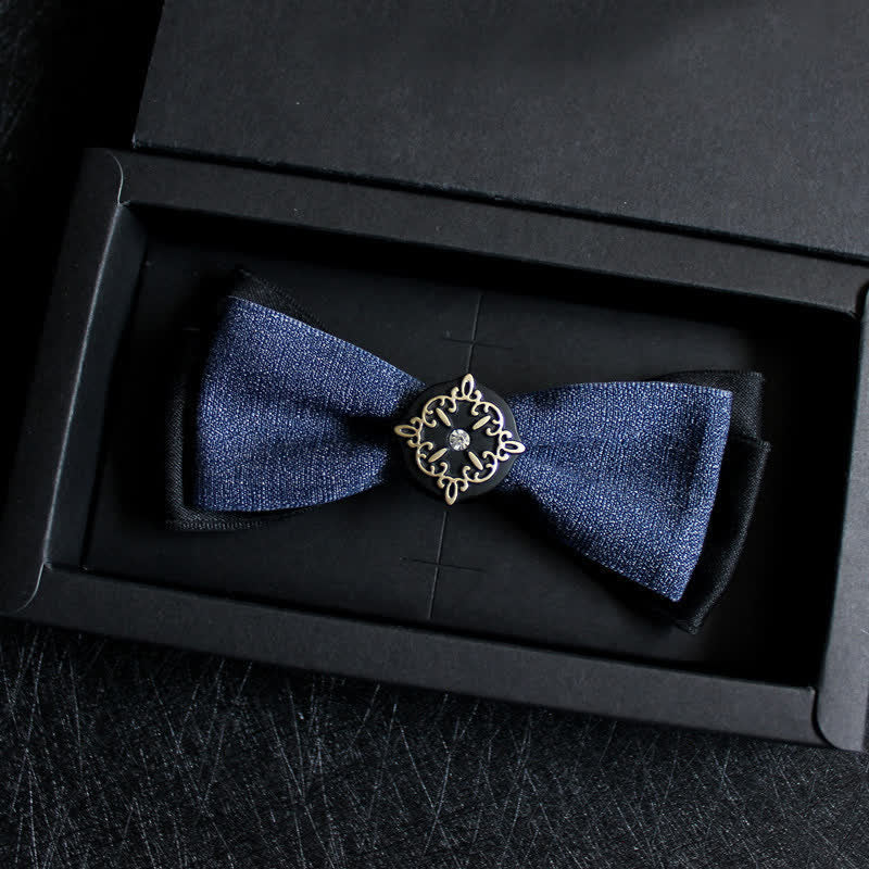 Accessoires de banquet formels à double couche Nœud papillon