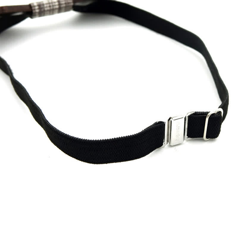 Nœud papillon double épaisseur en bois pour homme, style vintage classique
