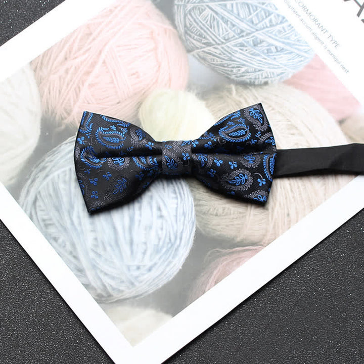 Nœud papillon classique en jacquard cachemire pour homme