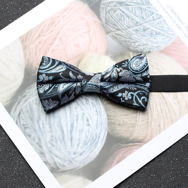 Nœud papillon classique en jacquard cachemire pour homme
