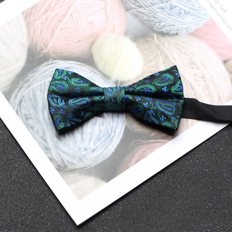 Nœud papillon classique en jacquard cachemire pour homme