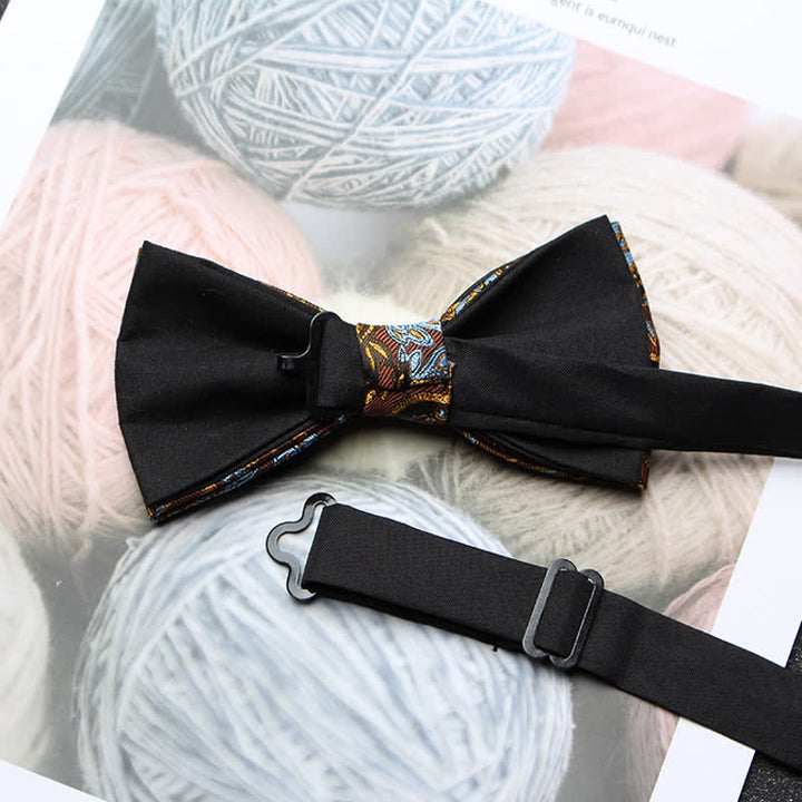 Nœud papillon classique en jacquard cachemire pour homme