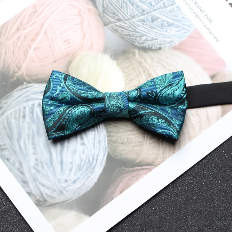 Nœud papillon classique en jacquard cachemire pour homme