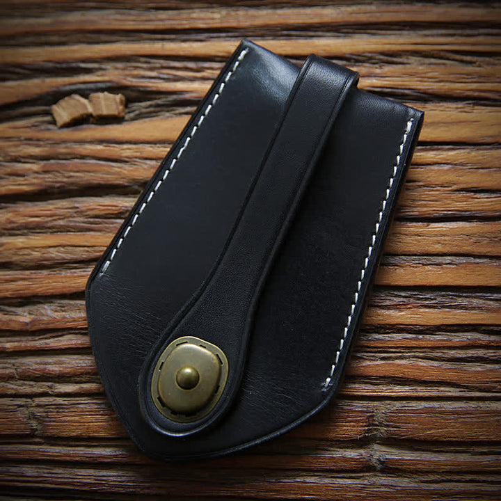 Étui à clés fonctionnel rétractable avec boucle de rangement sécurisée rétro - Noir - image 11