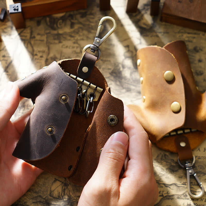 Étui à clés en cuir en forme de vêtements mignons et créatifs - image 8