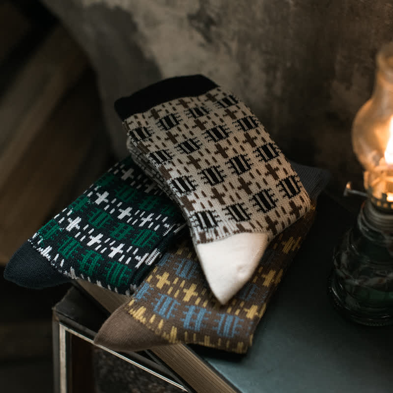Chaussettes Vintage Cross Gentleman pour hommes