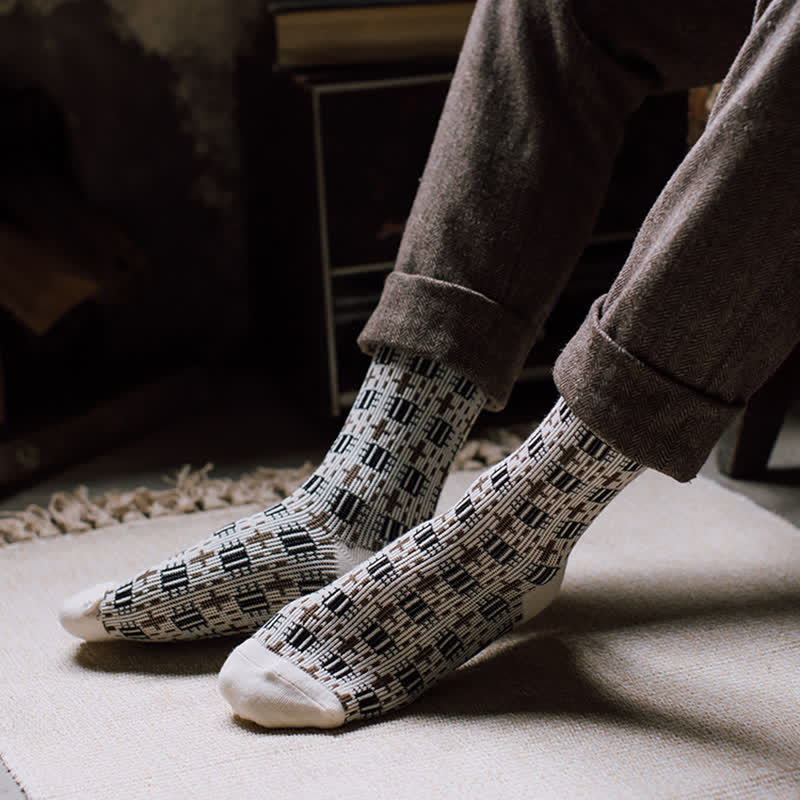 Chaussettes Vintage Cross Gentleman pour hommes