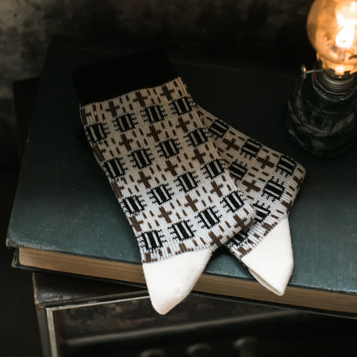 Chaussettes Vintage Cross Gentleman pour hommes
