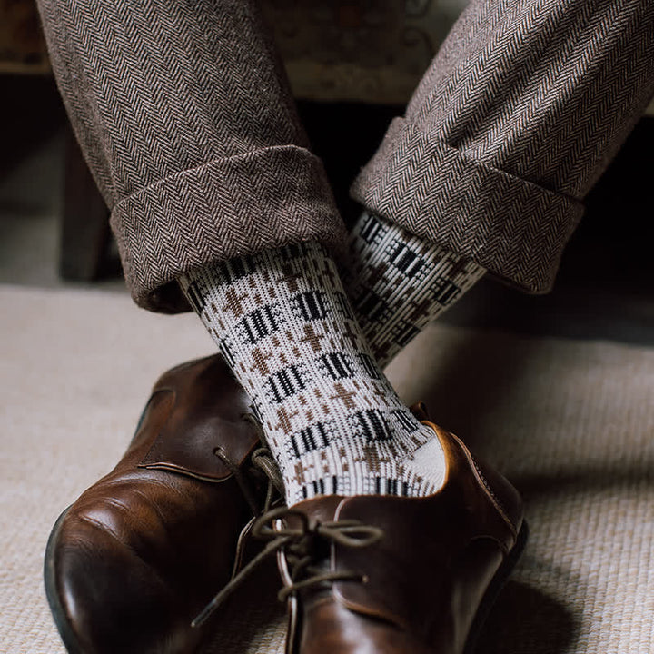 Chaussettes Vintage Cross Gentleman pour hommes