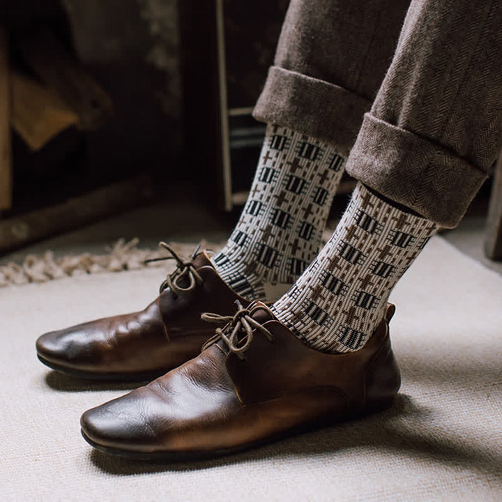 Chaussettes Vintage Cross Gentleman pour hommes