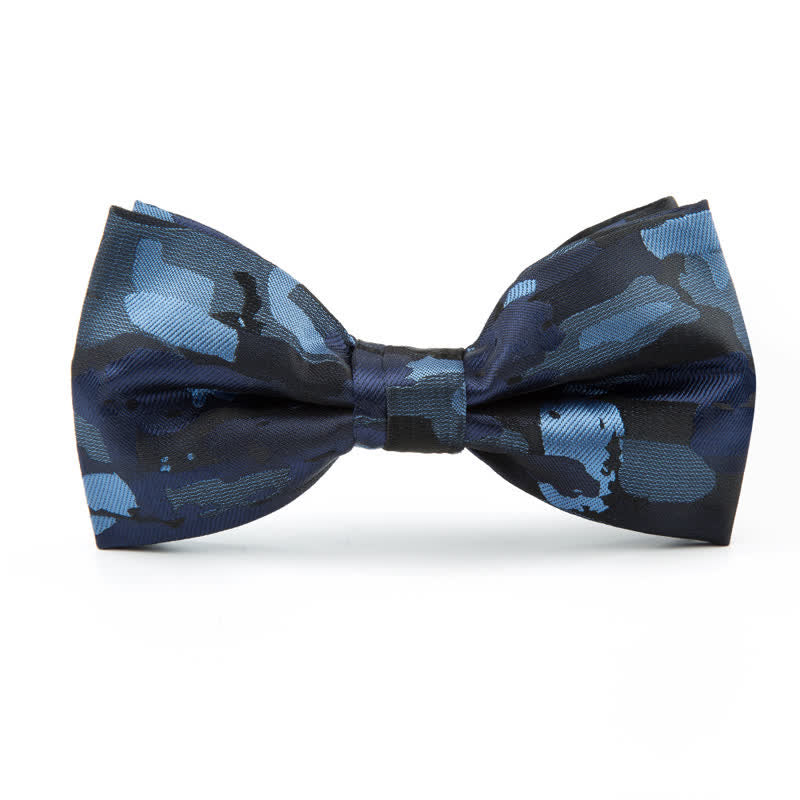 Nœud papillon jacquard à motif graffiti pour homme