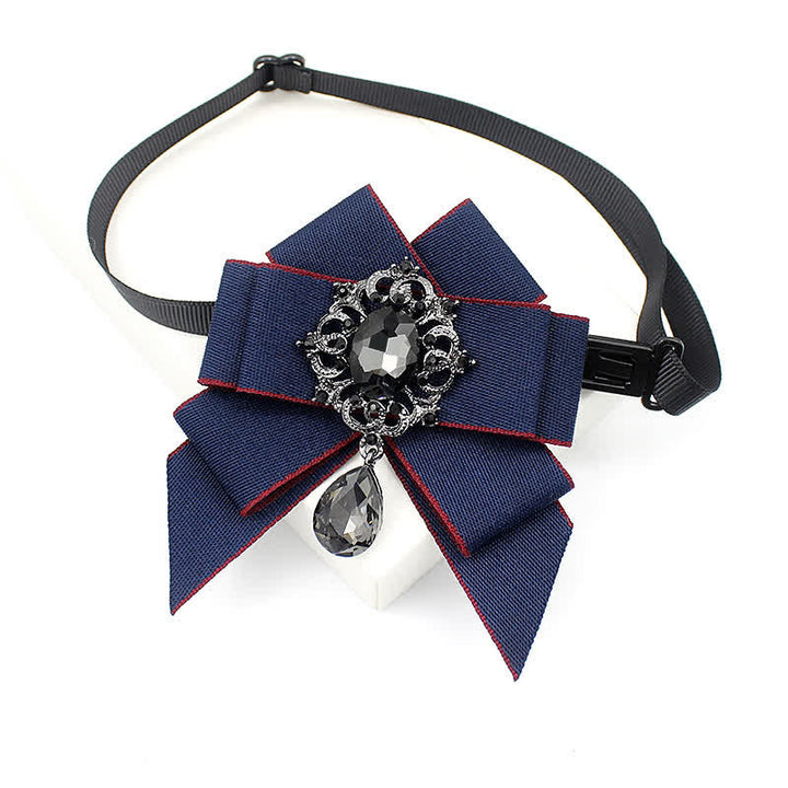 Nœud papillon lumineux en cristal pour enfant de style britannique