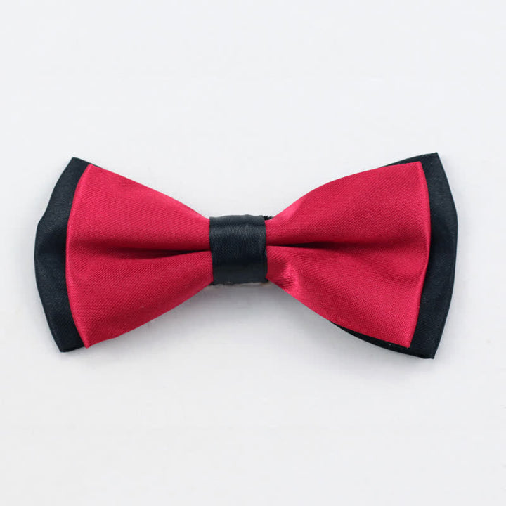 Nœud papillon classique à deux couches pour enfant