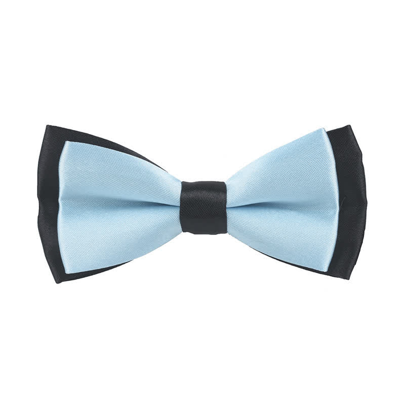 Nœud papillon classique à deux couches pour enfant