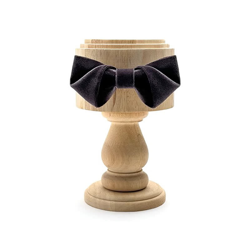 Nœud papillon en velours de couleur unie pour homme série Black Night