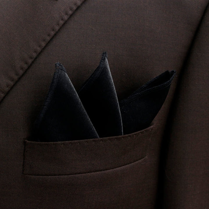 Nœud papillon double épaisseur de couleur unie pour homme