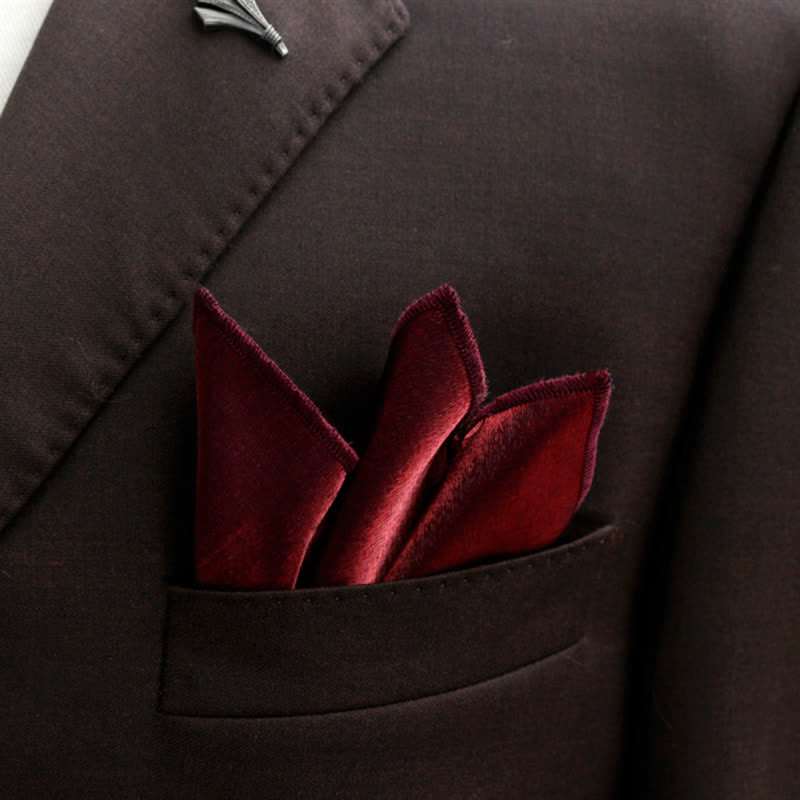 Nœud papillon double épaisseur de couleur unie pour homme